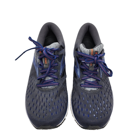 Brooks Men\'s Transcend 6 Running Shoes Ebony/Blue/Mandarin - 8 main image 8